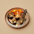 Copper Puja Thali Set
